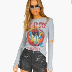 Brand New w/o tags never worn Lauren Moshi Amora x Shout At The Devil Band Shirt